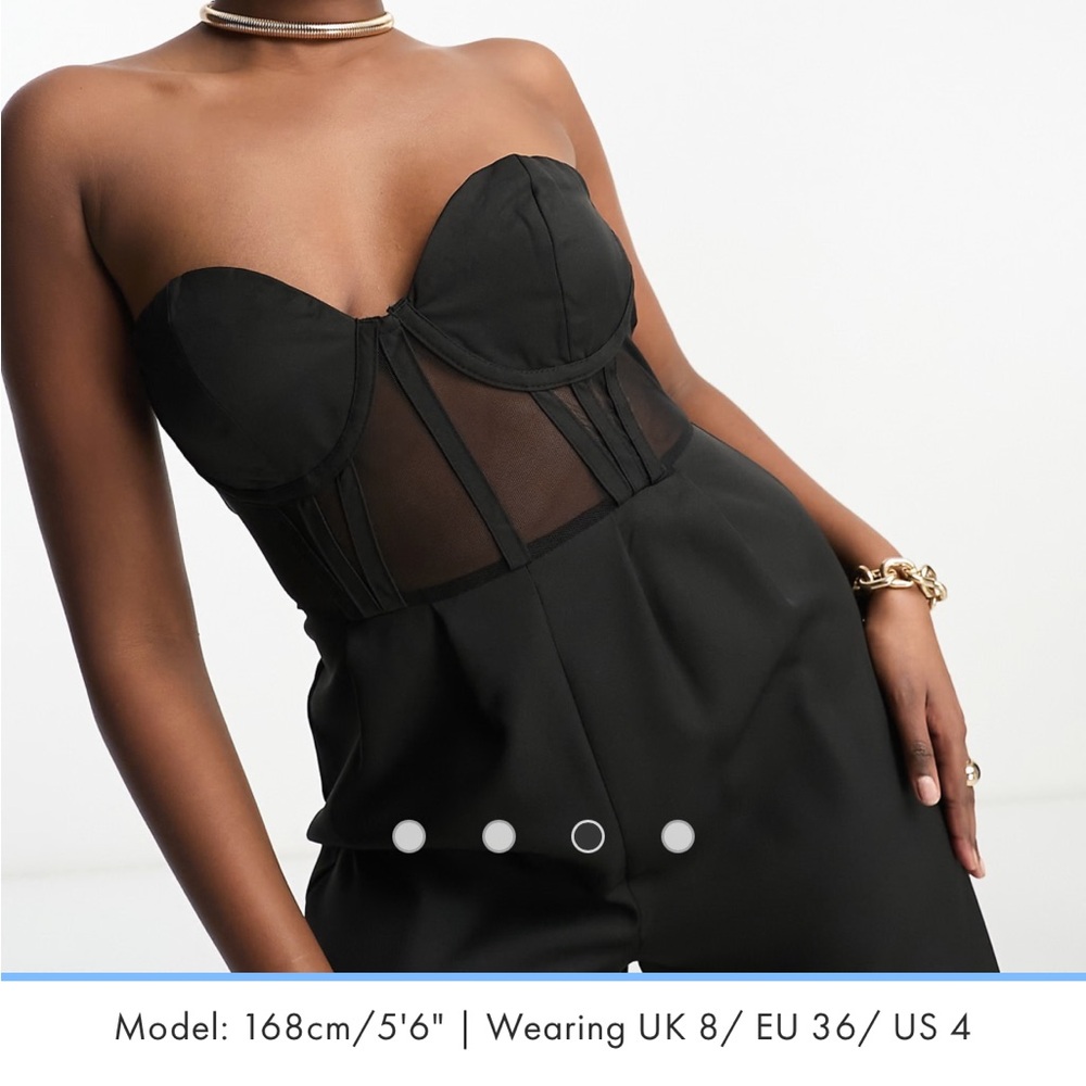 Unique 21 Corset Sleeveless Pantsuit